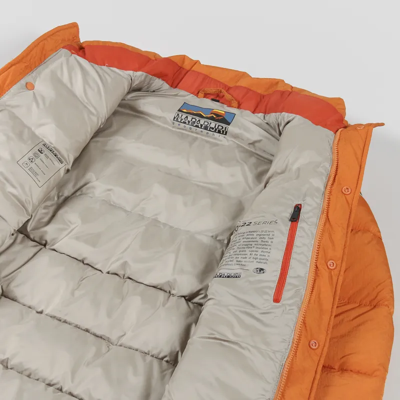Napapijri Chairlift Jacket Orange Butternut-8
