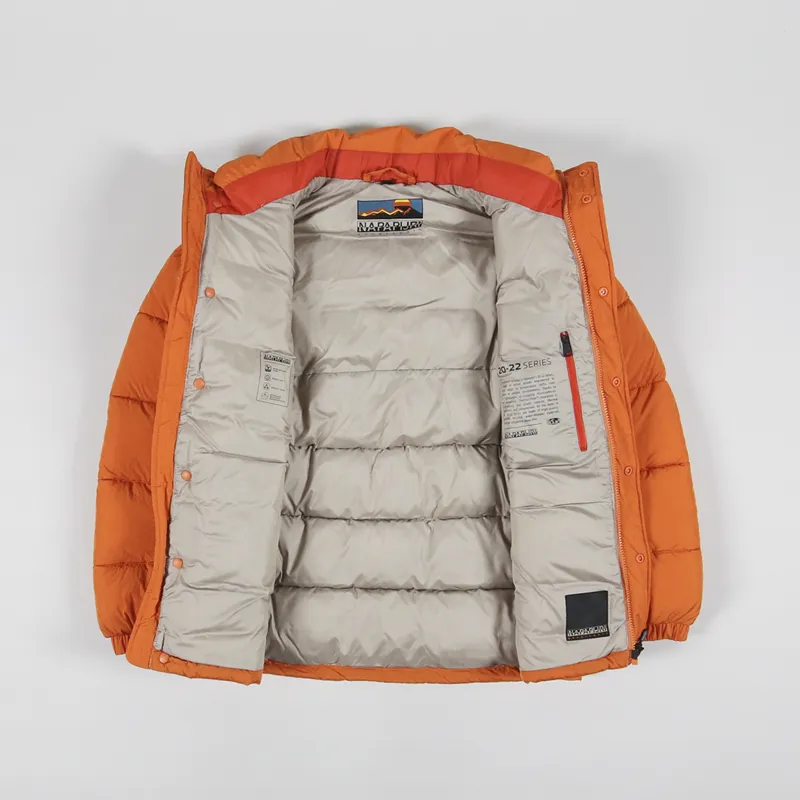 Napapijri Chairlift Jacket Orange Butternut-3