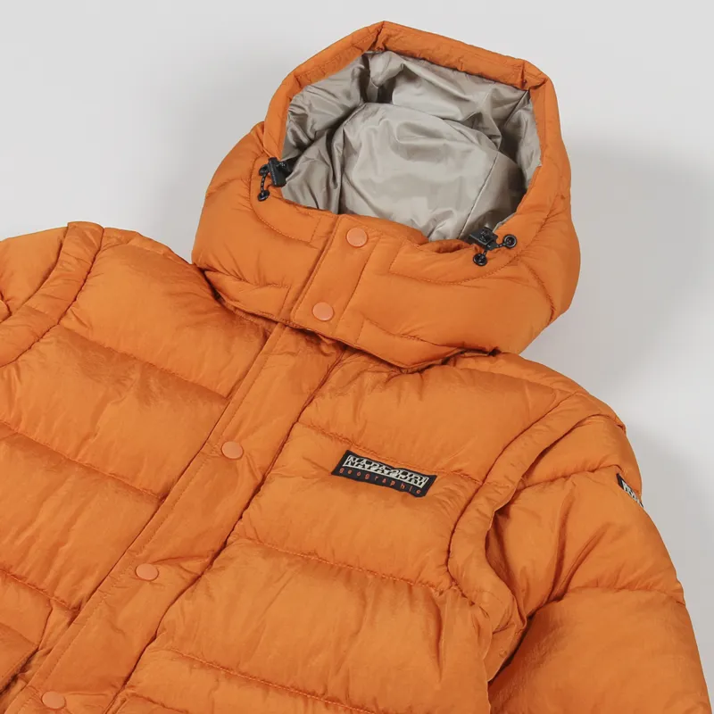 Napapijri Chairlift Jacket Orange Butternut-5