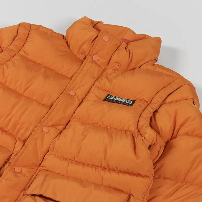 Napapijri Chairlift Jacket Orange Butternut-6