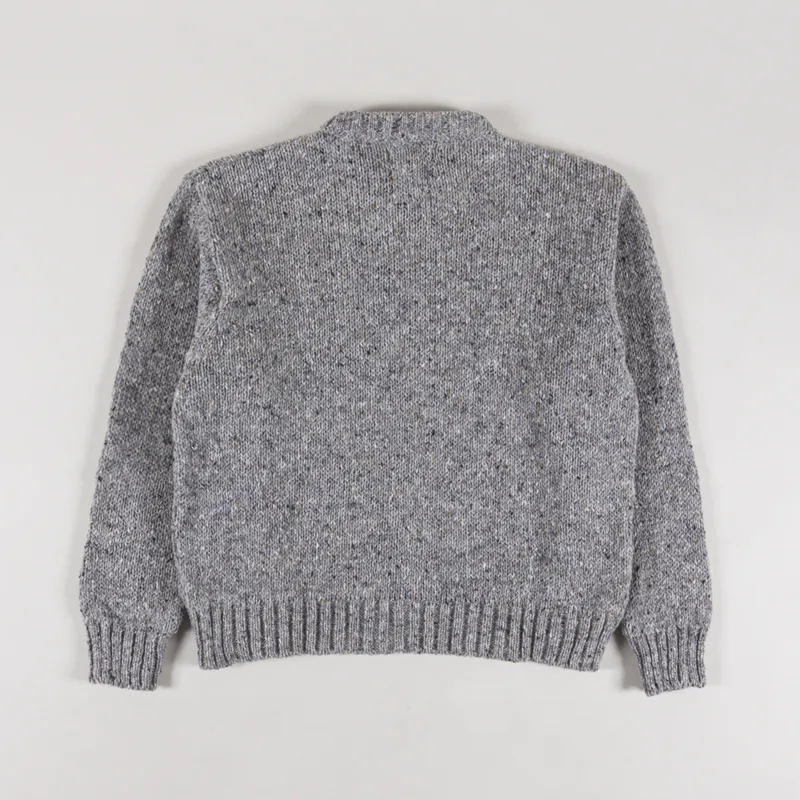 Howlin' Womens Acid Deer With Flowers Knit Jumper Grey-5