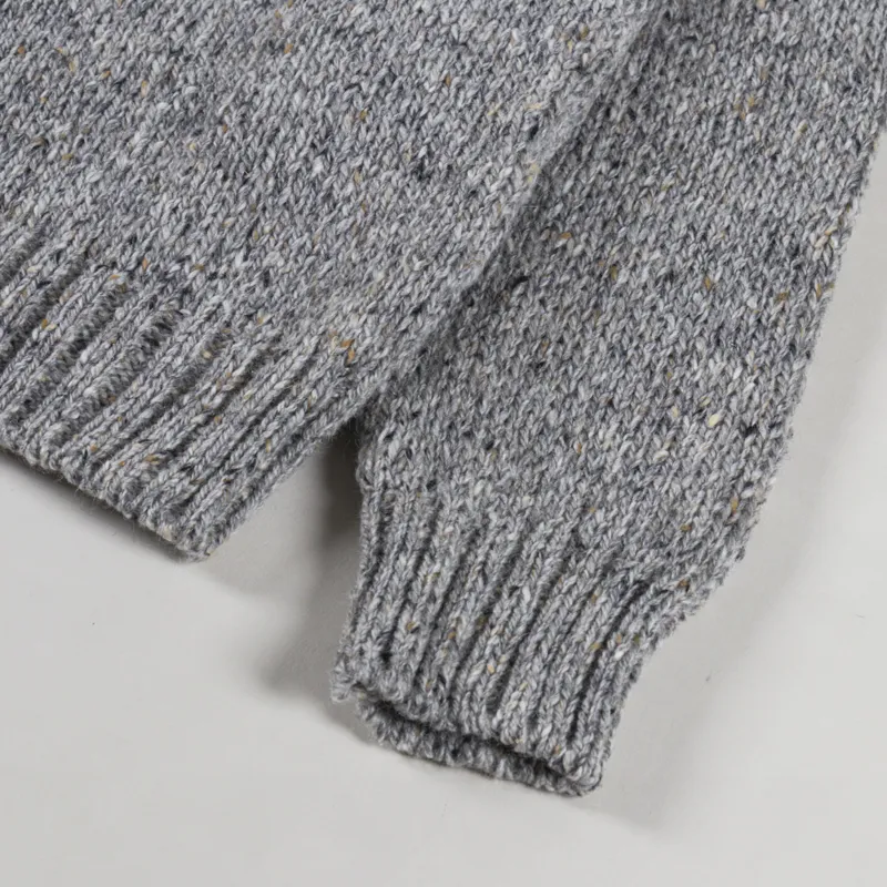 Howlin' Womens Acid Deer With Flowers Knit Jumper Grey-10