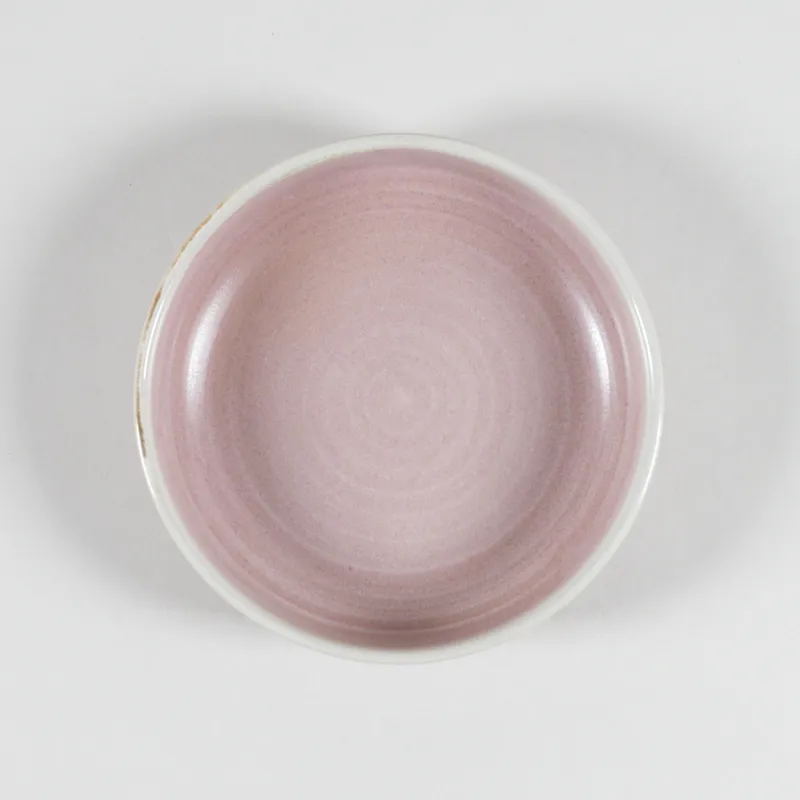HKLIVING Chef Ceramics Deep Plate Rustic Pink-1