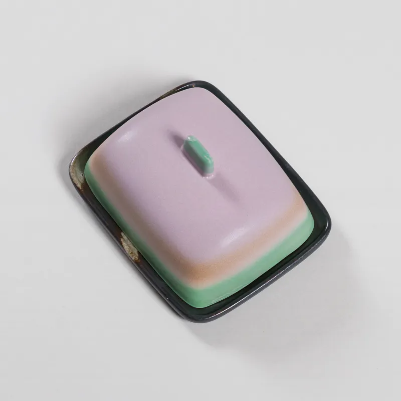HKLIVING 70s Ceramics Butter Dish Mercury-2