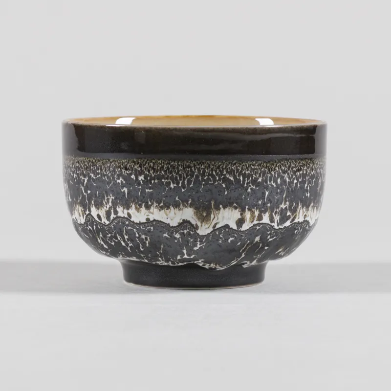 HKLIVING 70s Ceramics Noodle Bowls Groovy 4 Pack-7