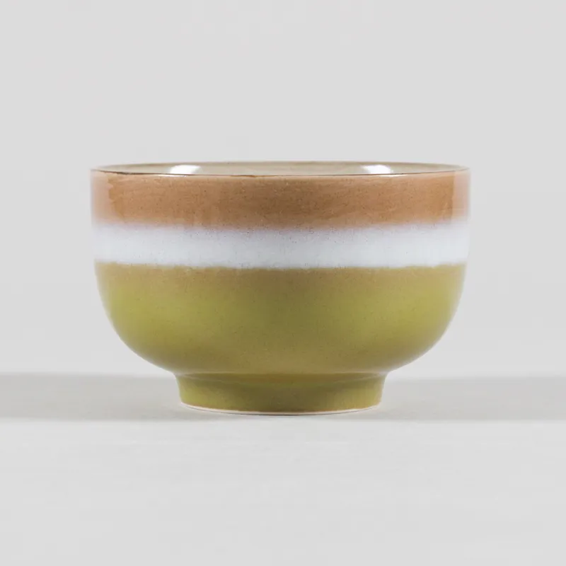 HKLIVING 70s Ceramics Noodle Bowls Groovy 4 Pack-6