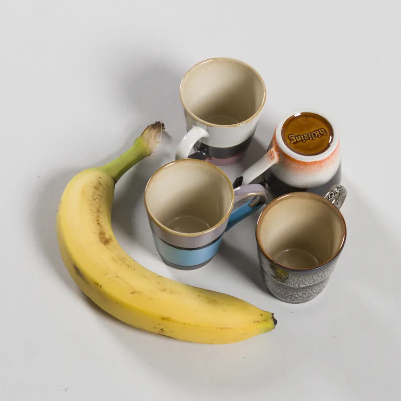HKLIVING 70s Ceramics Espresso Mugs Funky 4 Pack-5