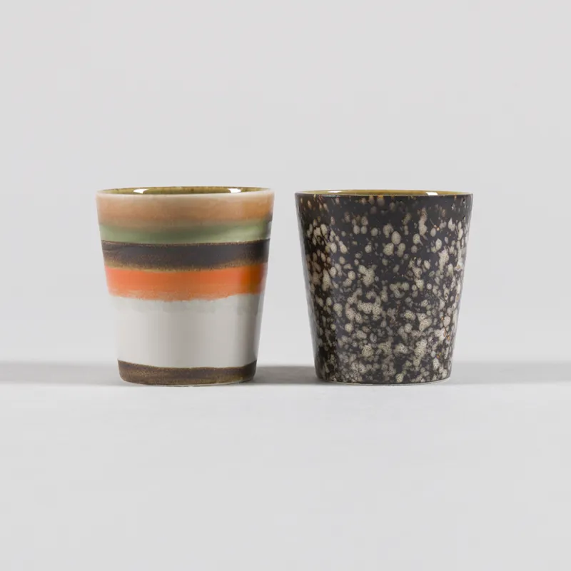 HKLIVING 70s Ceramics Coffee Mugs Elements 6 Pack-3