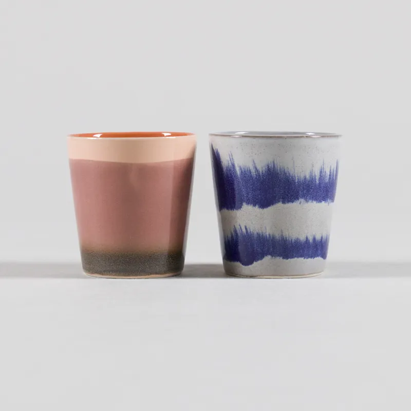 HKLIVING 70s Ceramics Coffee Mugs Valley Grounding 6 Pack-4