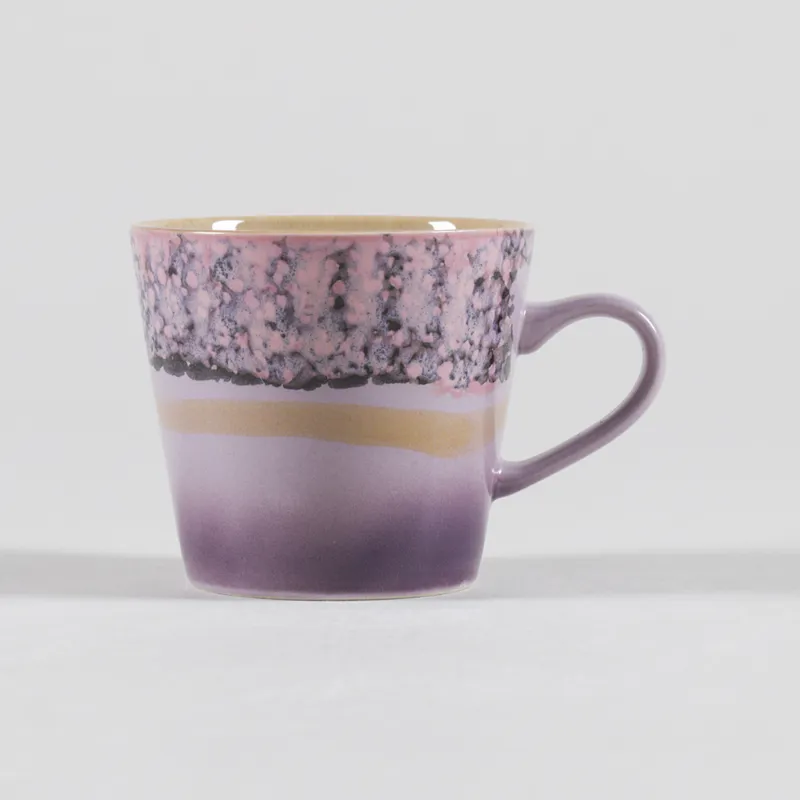 HKLIVING 70s Ceramics Cappuccino Mugs Solid 4 Pack-2