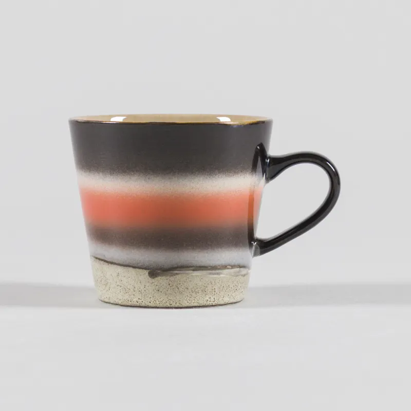 HKLIVING 70s Ceramics Cappuccino Mugs Solid 4 Pack-4