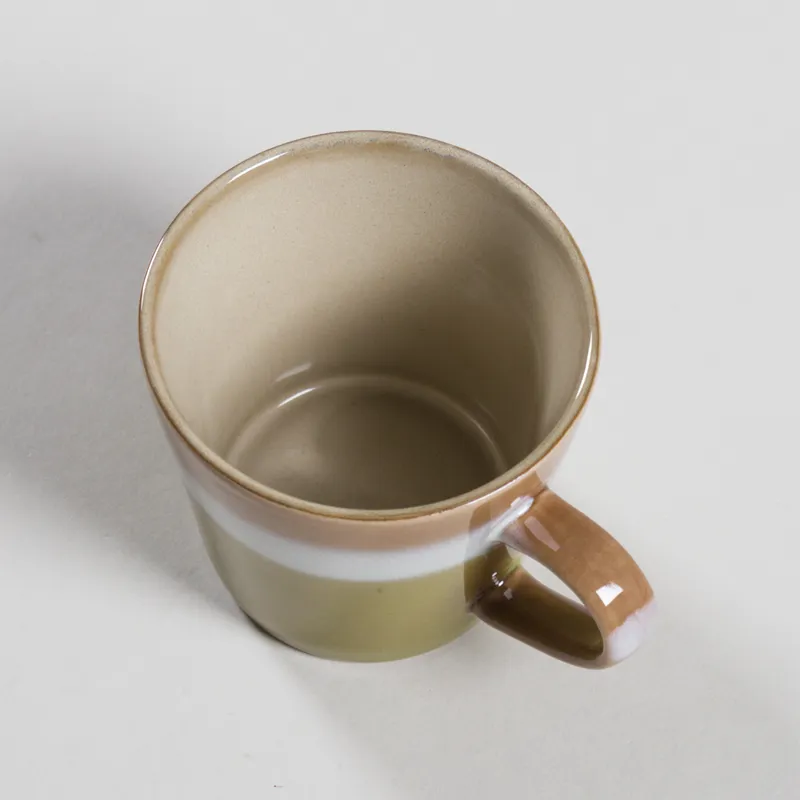 HKLIVING 70s Ceramics Cappuccino Mugs Solid 4 Pack-9