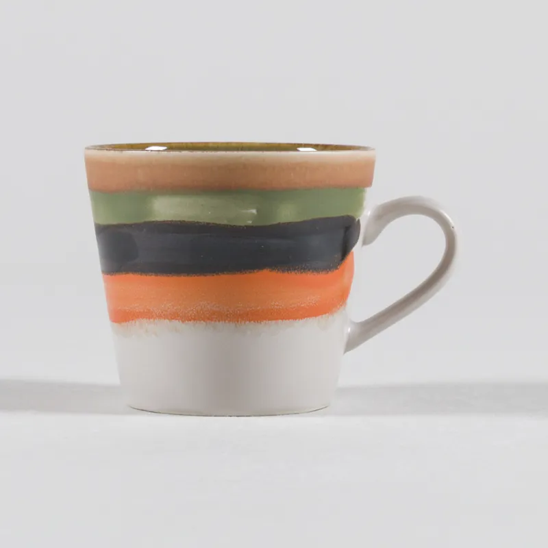 HKLIVING 70s Ceramics Cappuccino Mugs Verve 4 Pack-2