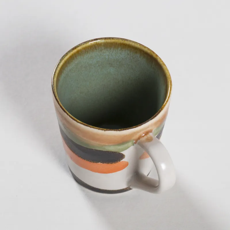 HKLIVING 70s Ceramics Espresso Mugs Retro 4 Pack-5