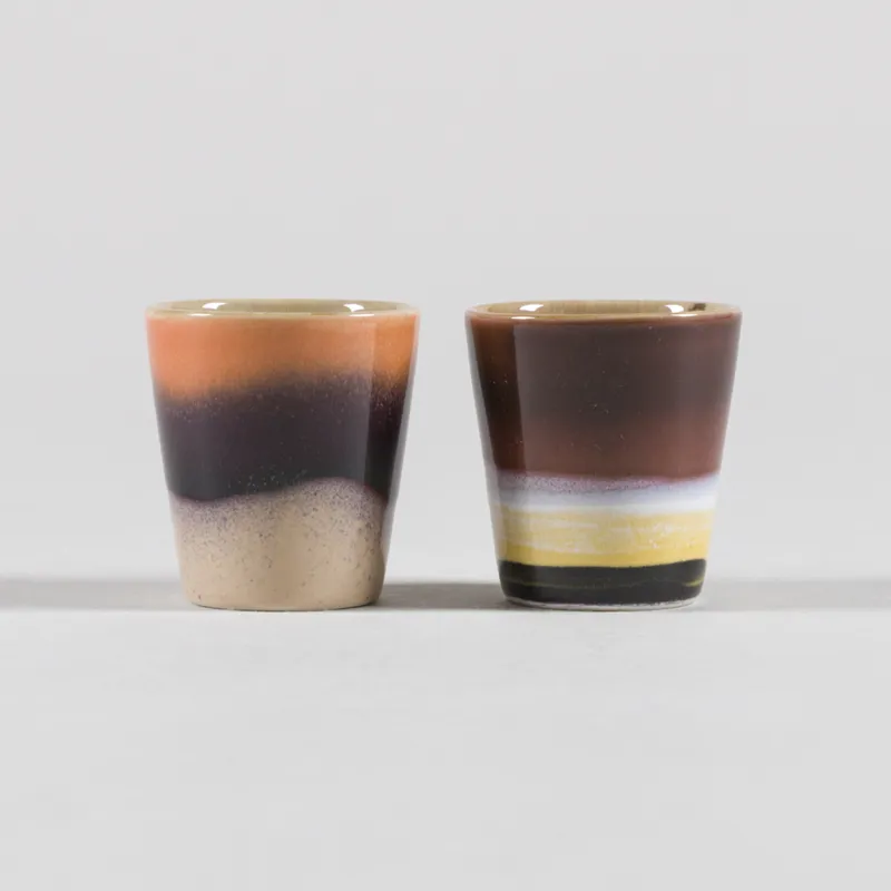 HKLIVING 70s Ceramics Ristretto Mugs Solar 4 Pack-1