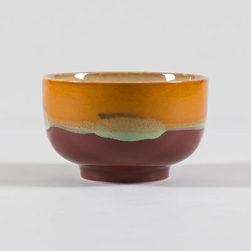 HKLIVING 70s Ceramics Noodle Bowls Geyser 4 Pack-1