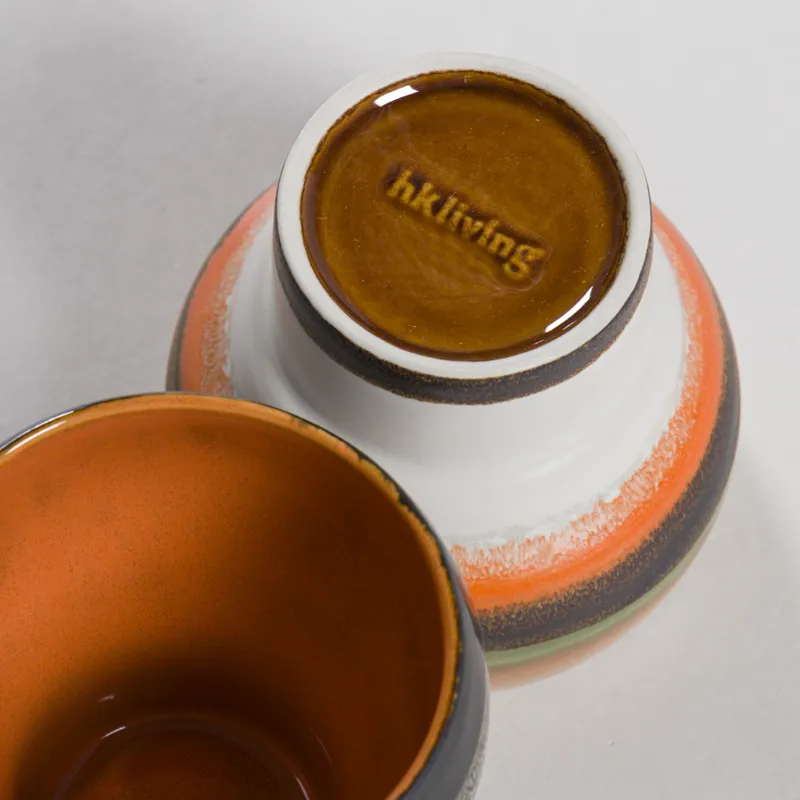 HKLIVING 70s Ceramics Lungo Mugs Basalt 2 Pack-2