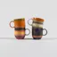 HKLIVING 70s Ceramics Cafe Mugs Brazil 4 Pack