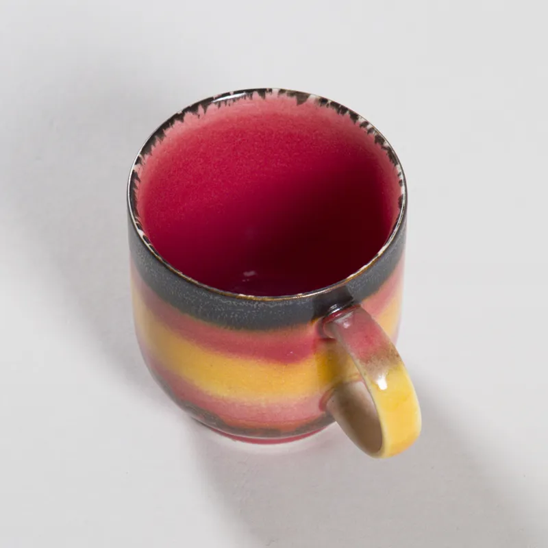 HKLIVING 70s Ceramics Cafe Mugs Brazil 4 Pack-6