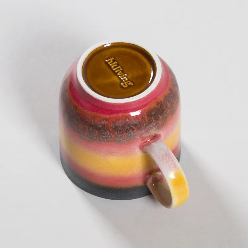 HKLIVING 70s Ceramics Cafe Mugs Brazil 4 Pack-7