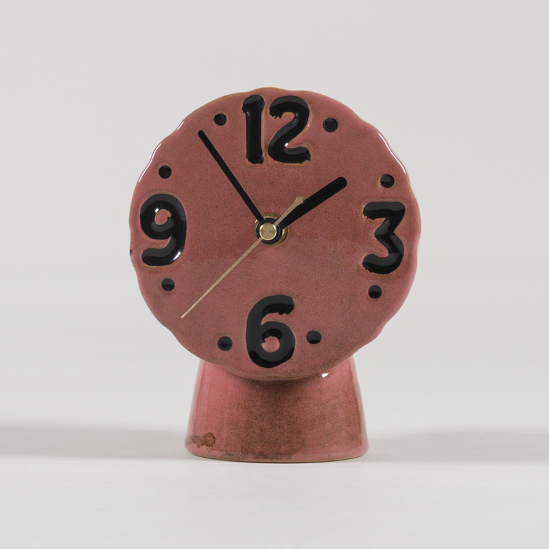 HKLIVING Retro Ceramic Clock Pink-2