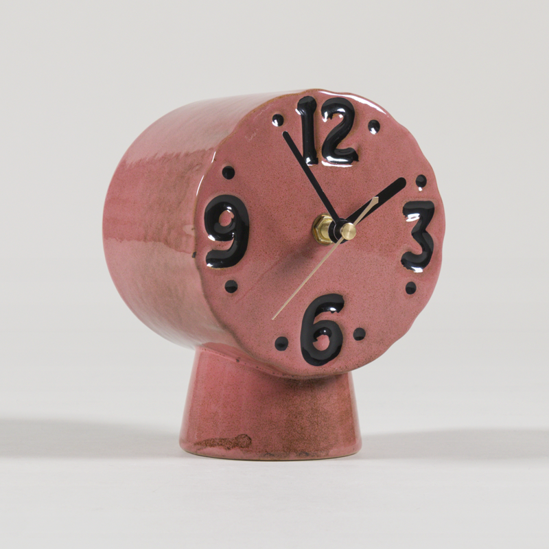 HKLIVING Retro Ceramic Clock Pink
