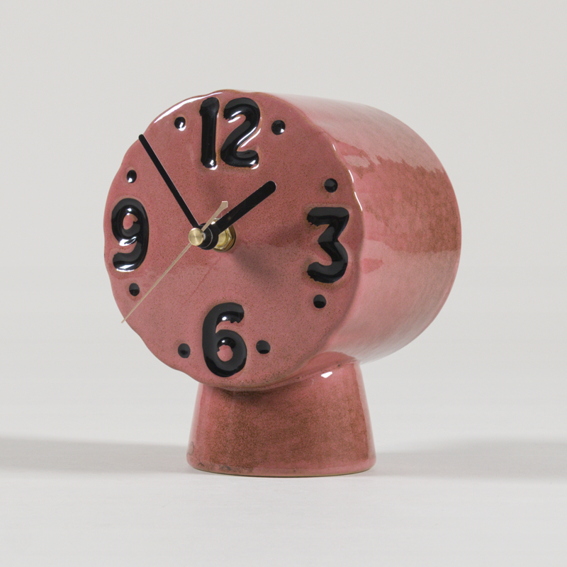 HKLIVING Retro Ceramic Clock Pink-1