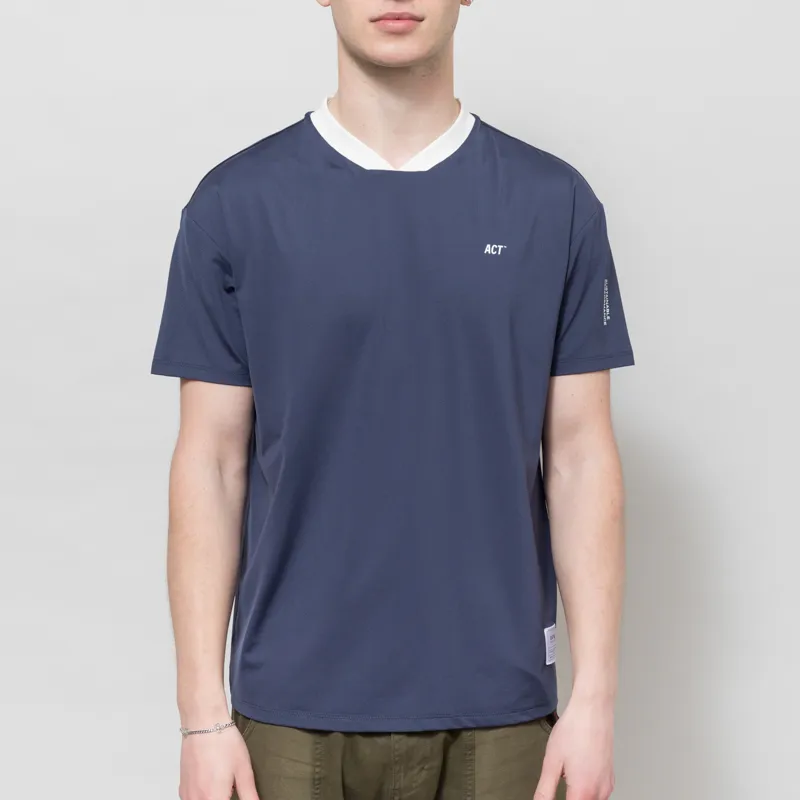 ACT Running AirShell Training T Shirt Navy
