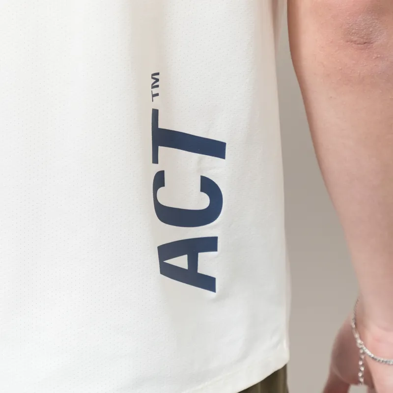 ACT Running AirShell Training T Shirt Ecru-4