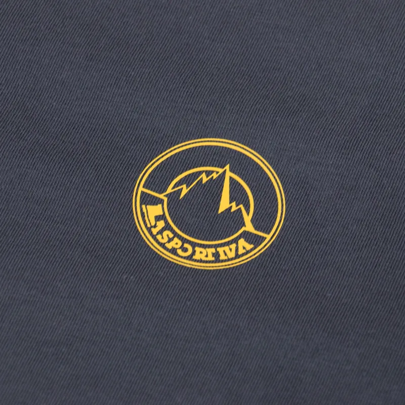 La Sportiva Climbing on the Moon T Shirt Carbon Yellow-5