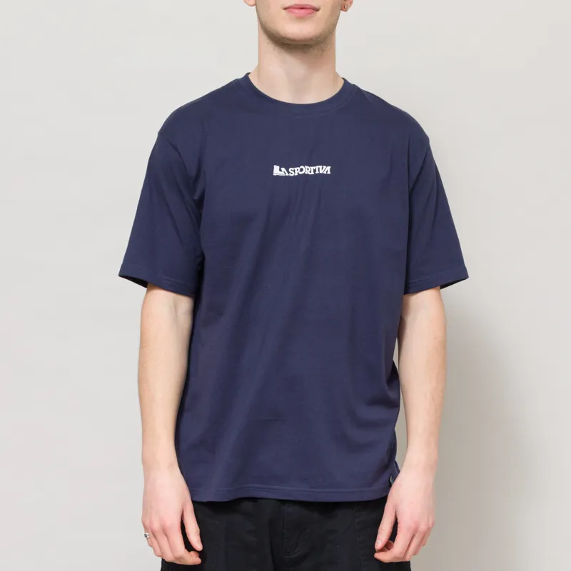 La Sportiva Moon Climb T Shirt Night Sky Chalk-1