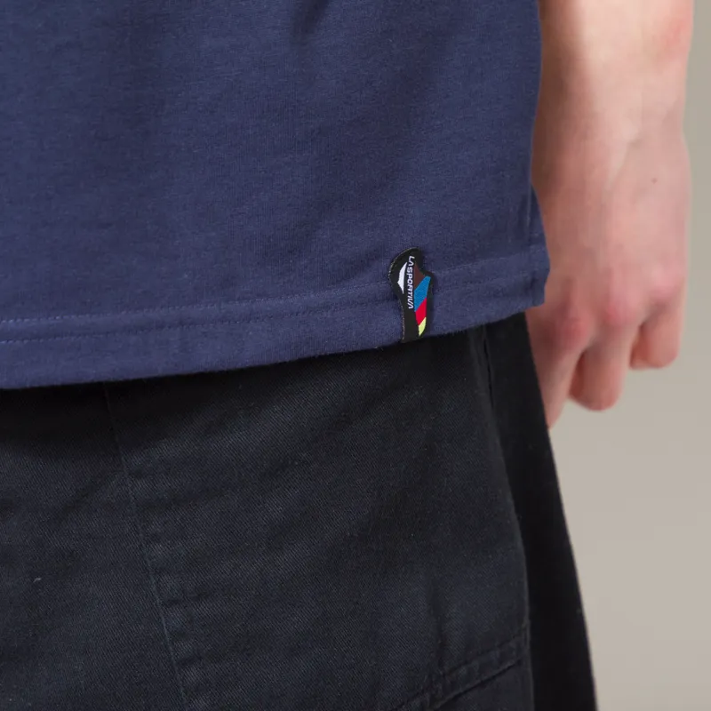 La Sportiva Moon Climb T Shirt Night Sky Chalk-4