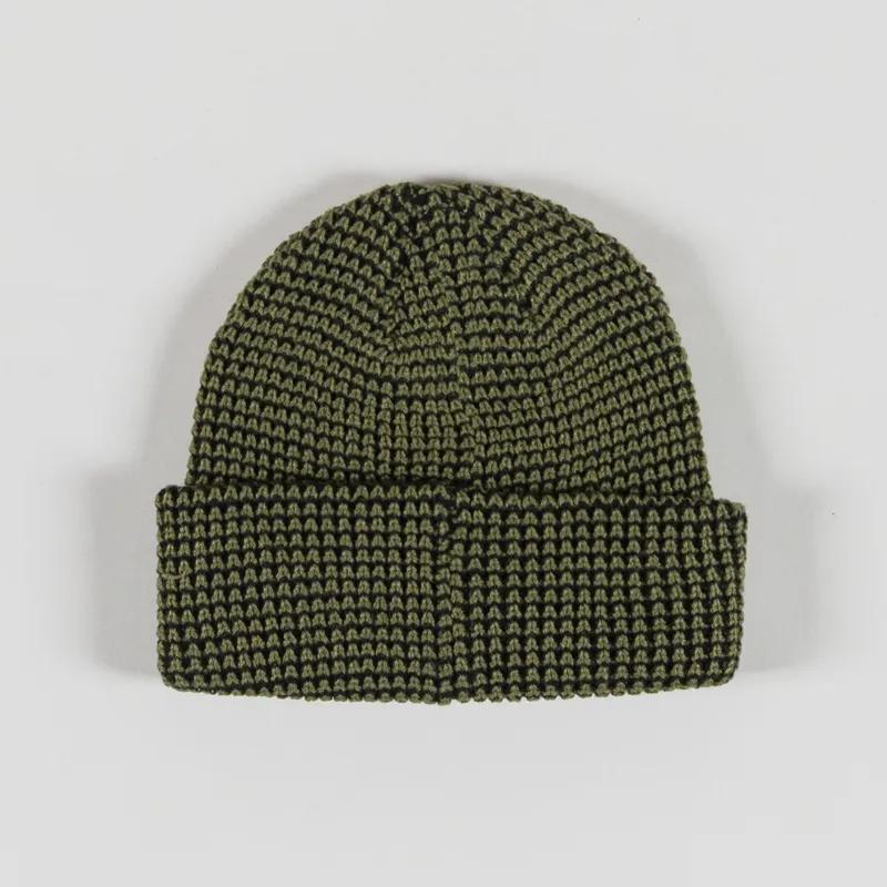 Addict Patch Fold Beanie Olive-1
