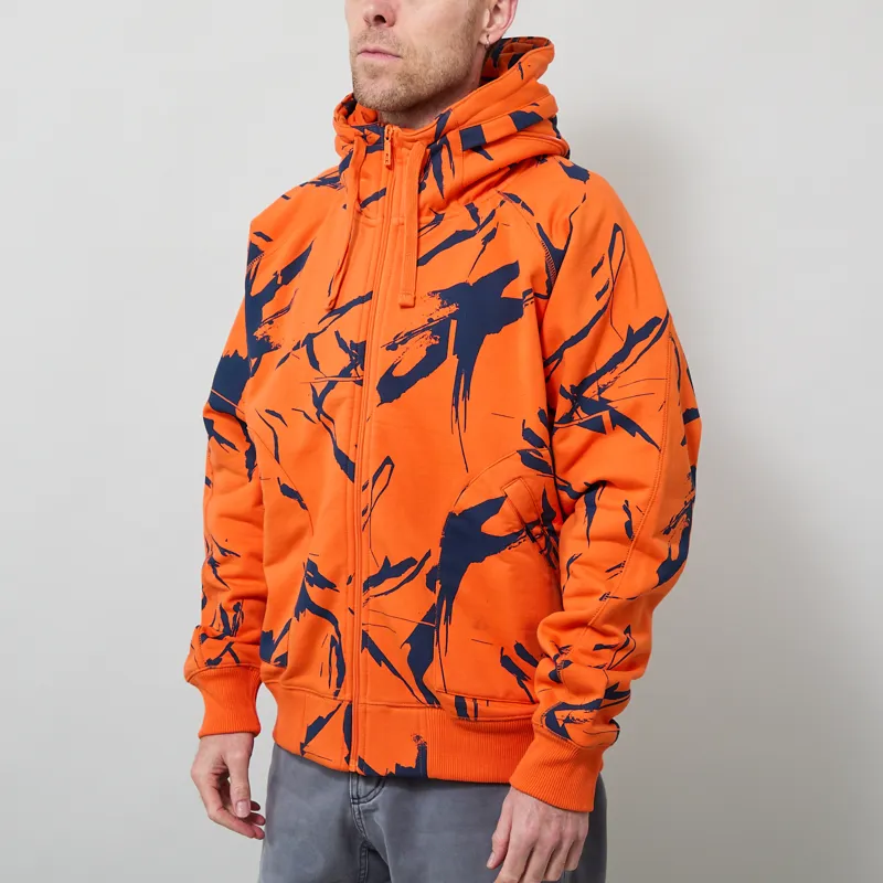 Addict Camo Method Hoodie Orange Blue-1