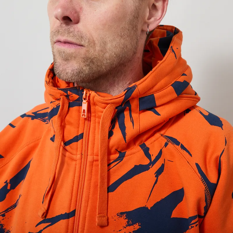 Addict Camo Method Hoodie Orange Blue-3