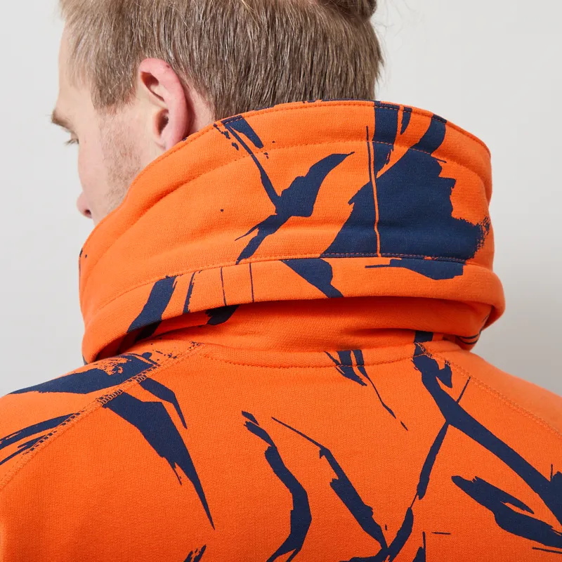 Addict Camo Method Hoodie Orange Blue-4