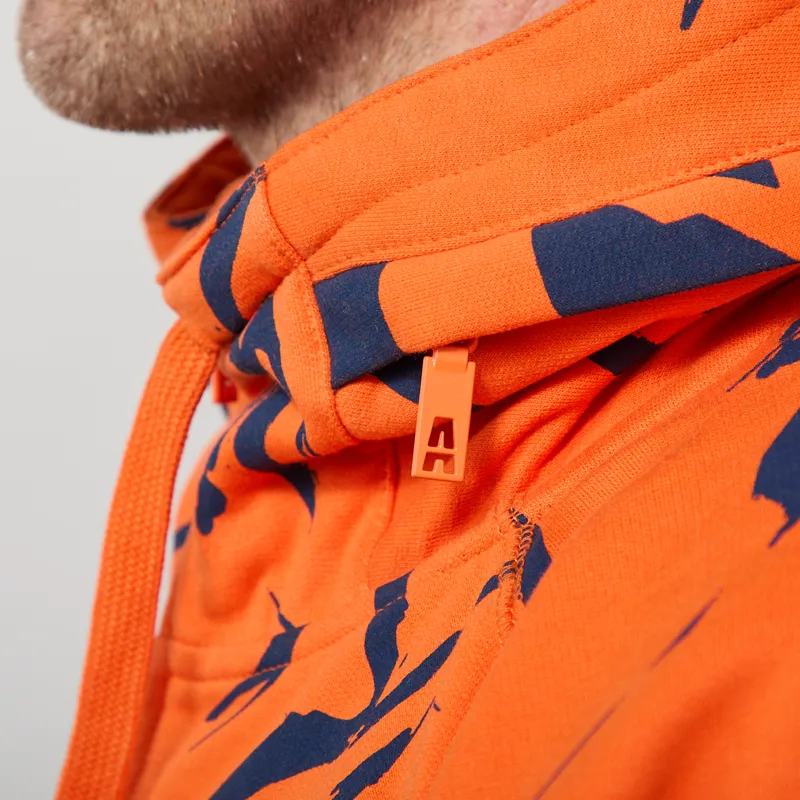 Addict Camo Method Hoodie Orange Blue-6
