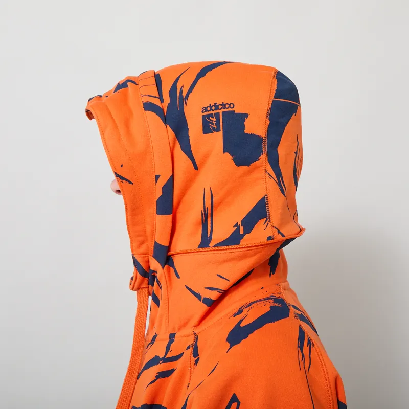 Addict Camo Method Hoodie Orange Blue-7