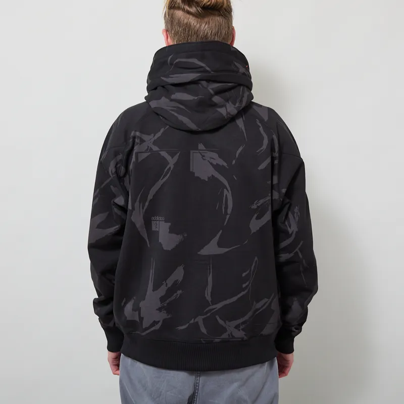 Addict Camo Method Hoodie Black-2