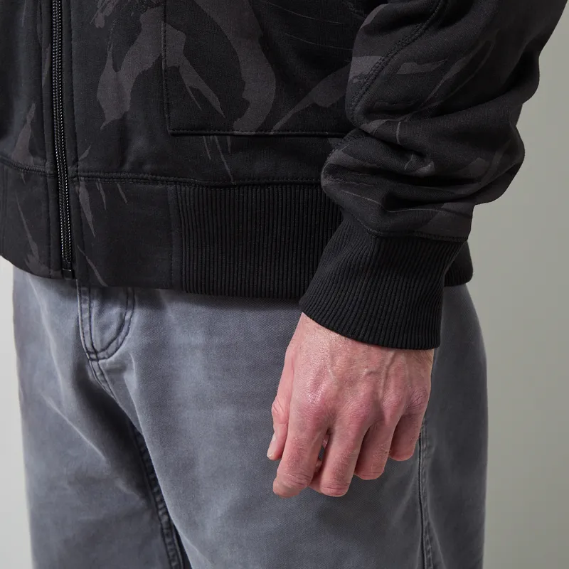 Addict Camo Method Hoodie Black-8
