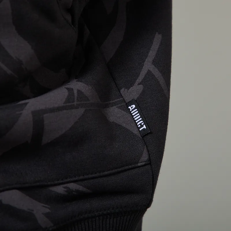 Addict Camo Method Hoodie Black-10
