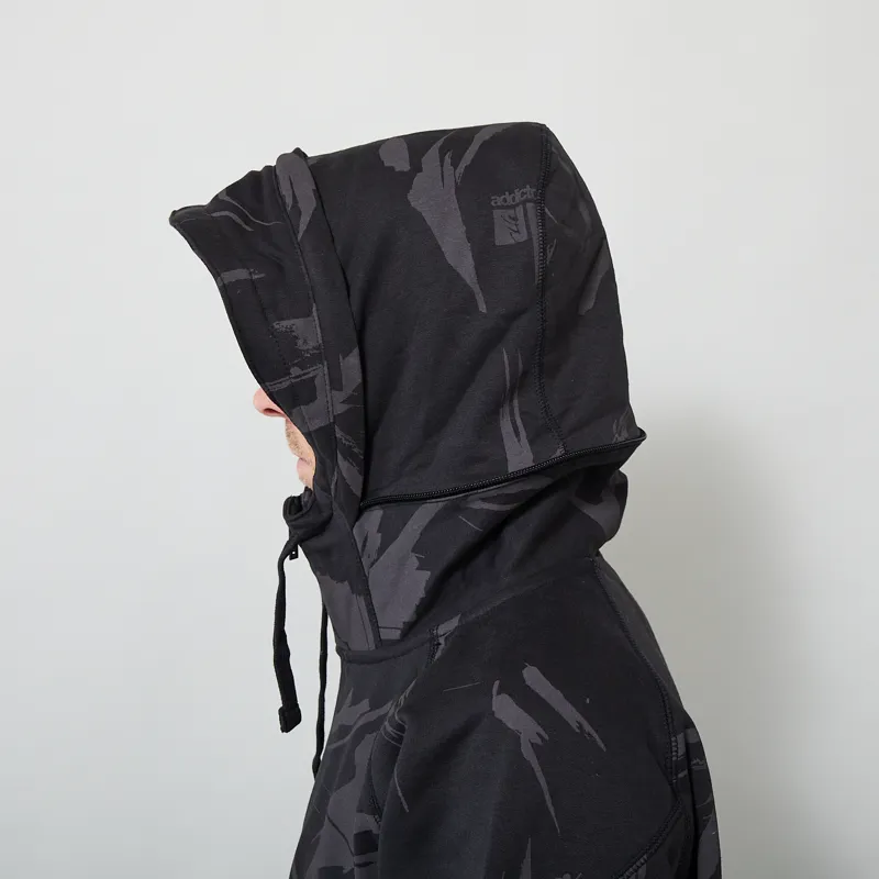 Addict Camo Method Hoodie Black-5