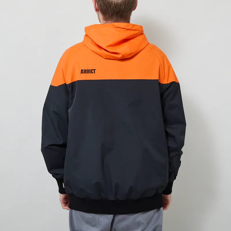 Addict Windcheater Jacket Navy Orange-3