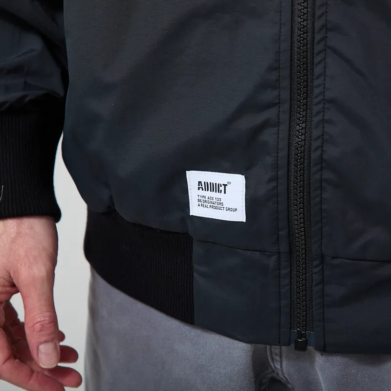 Addict Windcheater Jacket Navy Orange-7