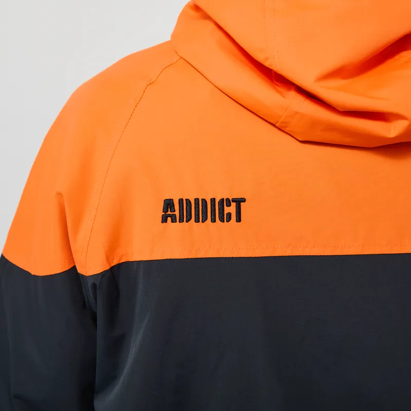 Addict Windcheater Jacket Navy Orange-9