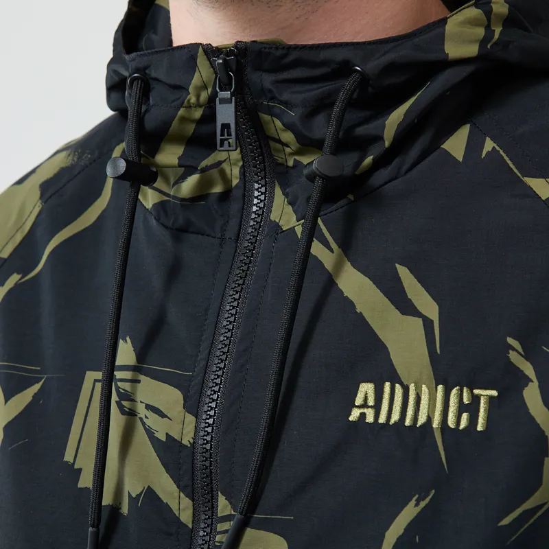 Addict Windcheater Jacket Olive Black-5