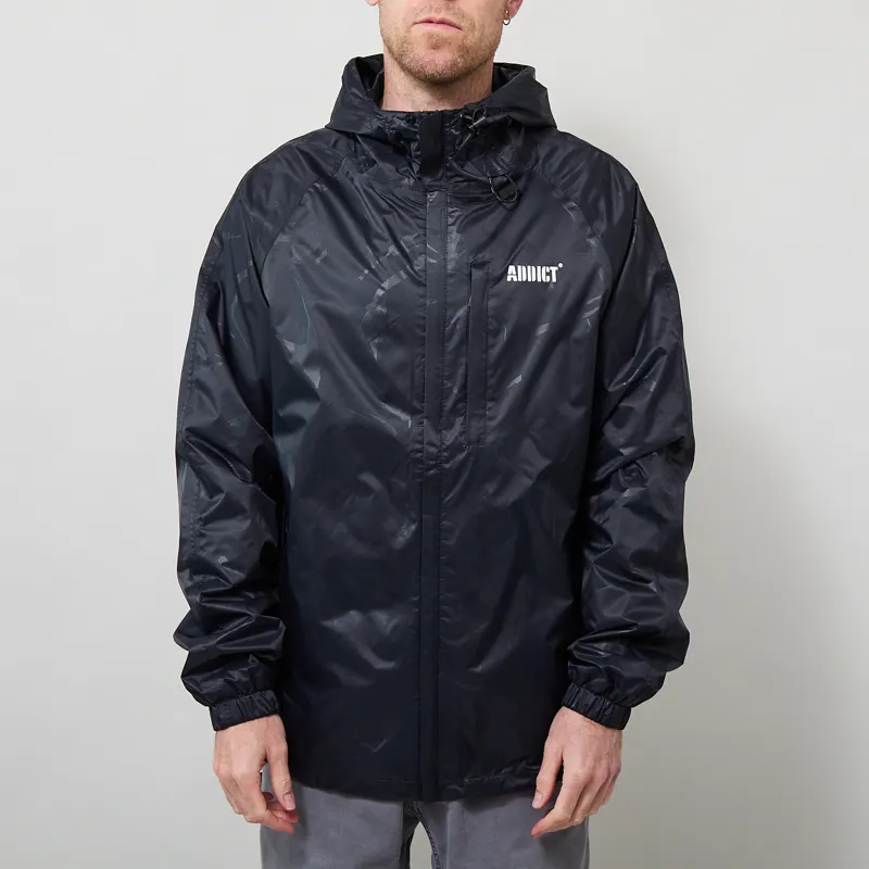 Addict Festival Pacaway Jacket Camo Black