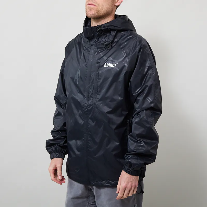 Addict Festival Pacaway Jacket Camo Black-1