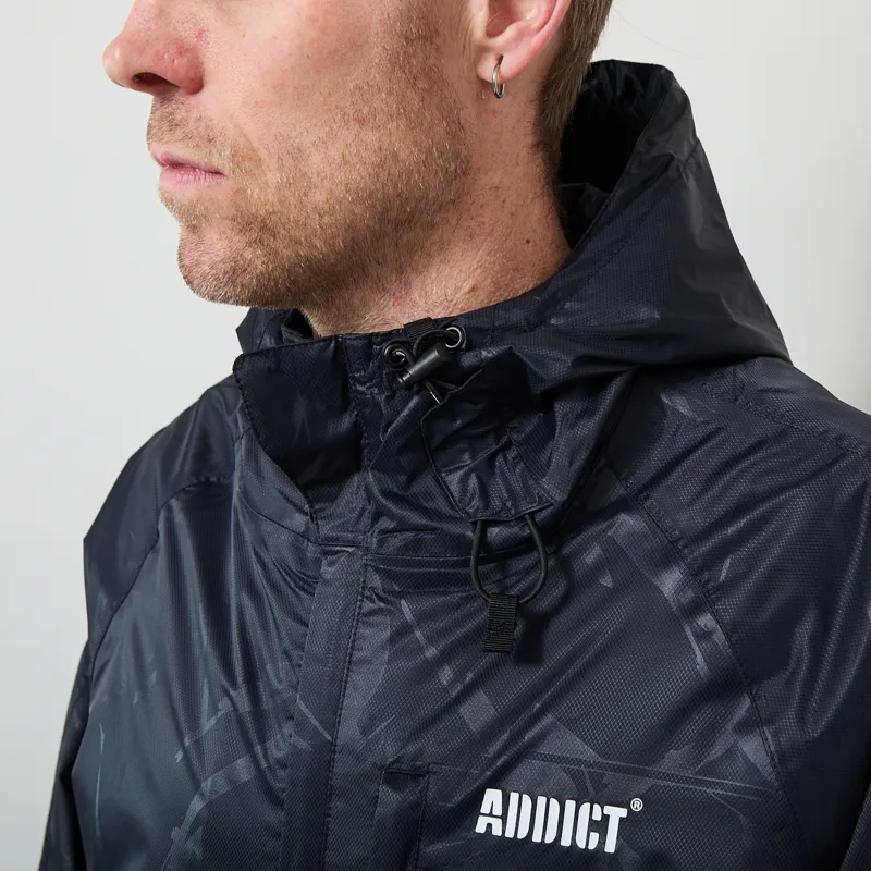 Addict Festival Pacaway Jacket Camo Black-4