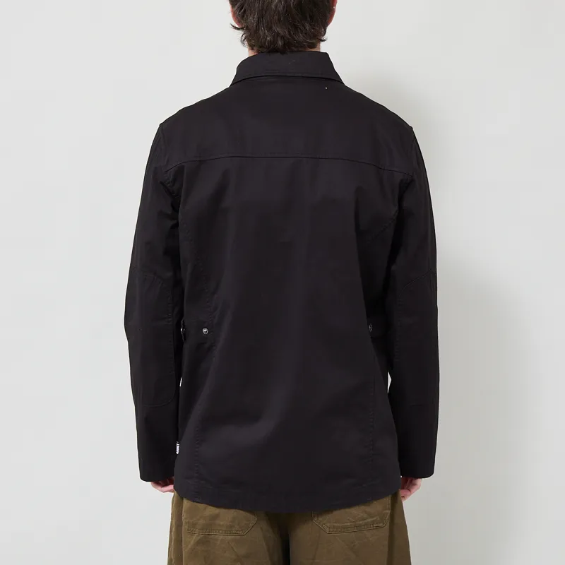 Addict Worker Overshirt Black-2